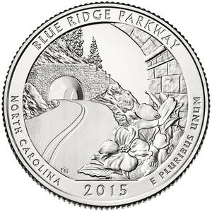 2015 Quarter - S - Blue Ridge Parkway - Proof reverse